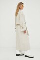 Odzież By Malene Birger trencz z domieszką lnu Alanise Q71694008 beżowy