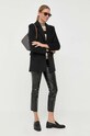 Patrizia Pepe palton de lana 8O0094.A171 negru AW23