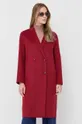 Patrizia Pepe cappotto in lana rosso