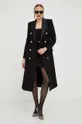 Пальто Elisabetta Franchi чёрный