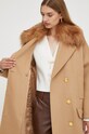 Elisabetta Franchi palton de lana CP44D36E2