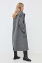 Odzież Red Valentino płaszcz wełniany 3R3CAG056UN szary