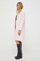 ροζ Μάλλινο παλτό Twinset