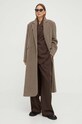 Vlnený kabát Herskind Wanda 4908816 béžová AW23