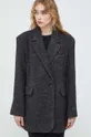 grigio Herskind cappotto in lana