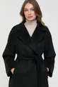 μαύρο Μάλλινο παλτό Weekend Max Mara
