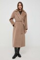 Μάλλινο παλτό Weekend Max Mara 2350161233600 καφέ AW23