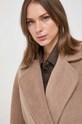 Μάλλινο παλτό Weekend Max Mara 2350161233600 καφέ