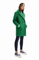πράσινο Παλτό Desigual Γυναικεία