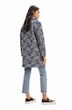 Desigual cappotto 23WWEWA9 WOMAN WOVEN OVERCOAT 23WWEWA9 blu navy AW23