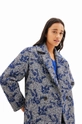 Kabát Desigual 23WWEWA9 WOMAN WOVEN OVERCOAT 1. látka: 52 % Viskóza, 48 % Polyester 2. látka: 61 % Recyklovaná bavlna, 28 % Polyester, 6 % Vlna, 5 % Polyamid