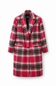 Desigual palton 23WWEWAD WOMAN WOVEN OVERCOAT 23WWEWAD roz