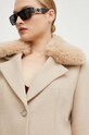 Παλτό από μείγμα μαλλιού Guess μπεζ W3BL20.WFIH2