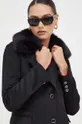 nero Guess cappotto con aggiunta di lana
