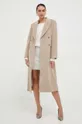 Notes du Nord cappotto in lana beige