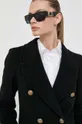 μαύρο Μάλλινο παλτό Luisa Spagnoli