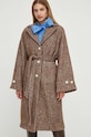 Пальто з домішкою вовни Custommade 999511879 коричневий AW23