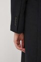 Παλτό από μείγμα μαλλιού United Colors of Benetton 2N3GDN038.100 μαύρο