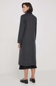 Odzież United Colors of Benetton płaszcz z domieszką wełny 2STBDN038.901 szary