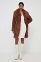 Kabát Pinko 102001.A18D hnědá AW23