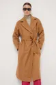 HUGO cappotto in lana marrone