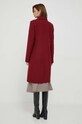 Oblečenie Vlnený kabát Tommy Hilfiger WW0WW39753 burgundské