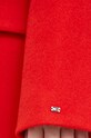 Vlnený kabát Tommy Hilfiger WW0WW39756 červená