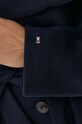 Tommy Hilfiger płaszcz wełniany WW0WW39754 granatowy