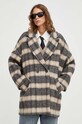 Пальто з домішкою вовни BA&SH 1H23HOLF барвистий AW23