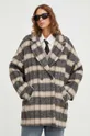 BA&SH cappotto con aggiunta di lana multicolore