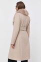 Odzież Marciano Guess płaszcz wełniany 3BGL10.9957Z beżowy
