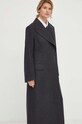 Шерстяное пальто Tiger Of Sweden S71893001 серый AW23