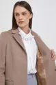 Calvin Klein płaszcz wełniany Damski