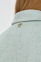 Twinset palton din lana 232TT2262 verde