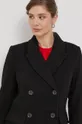 μαύρο Μάλλινο παλτό DKNY