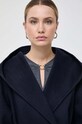 Μάλλινο παλτό Ivy Oak IO1123F1111 σκούρο μπλε AW23