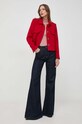 Morgan kurtka z domieszką wełny GMIMI.ROUGE czerwony AW23