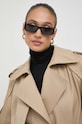 Victoria Beckham płaszcz 1423WCT004891B beżowy