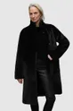 μαύρο Αναστρέψιμο παλτό AllSaints SERRA SHEARLING COAT Γυναικεία