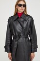 Ivy Oak płaszcz skórzany IO1123F8021 czarny AW23