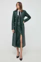 Δερμάτινο παλτό Ivy Oak πράσινο