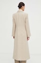 Ρούχα Μάλλινο παλτό By Malene Birger Q71860001 μπεζ