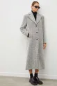 Remain cappotto in lana grigio