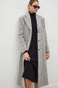 Remain palton de lana gri 500812000