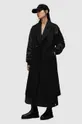 μαύρο Παλτό AllSaints WO103Z PAULAH COAT