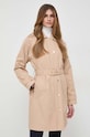 Bavlněný kabát MICHAEL Michael Kors béžová MR420DQDTY