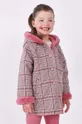 roza Dječji kaput s dodatkom vune Mayoral Za djevojčice