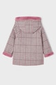 Девочка Детское пальто из смесовой шерсти Mayoral 4408.6H.Mini.9BYX розовый