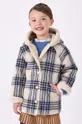 plava Dječji kaput s dodatkom vune Mayoral Za djevojčice