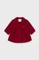 κόκκινο Βρεφικό παλτό Mayoral Newborn Για κορίτσια